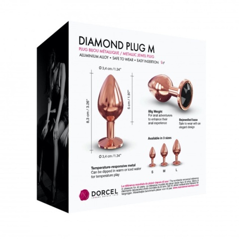 Dorcel Diamond Plug M korek analny diamencik analny