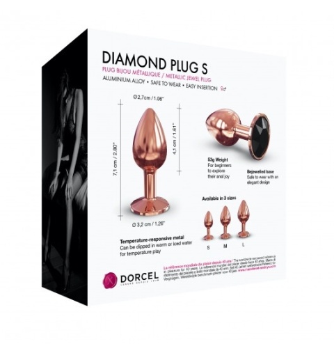 Dorcel Diamond Plug S korek analny diamencik analny