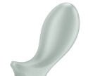 Satisfyer Air Pump Booty 3 nadmuchiwany wibrator analny szaro-zielony