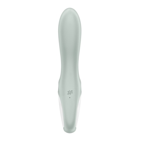 Satisfyer Air Pump Booty 3 nadmuchiwany wibrator analny szaro-zielony