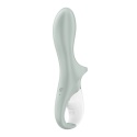 Satisfyer Air Pump Booty 3 nadmuchiwany wibrator analny szaro-zielony