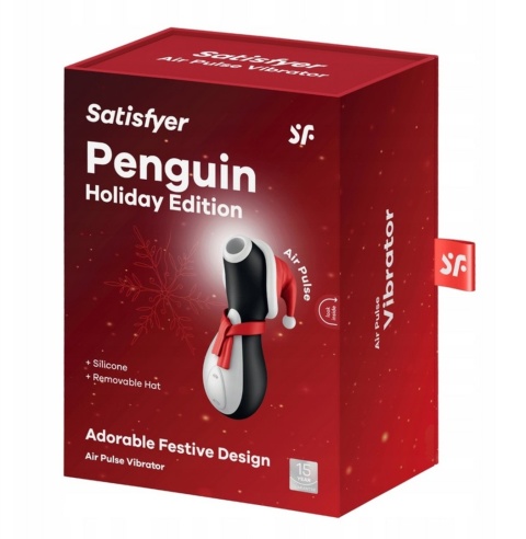 Satisfyer Penguin Pingwinek Świąteczny Holiday Edition Bezdotykowy Masażer Łechtaczki