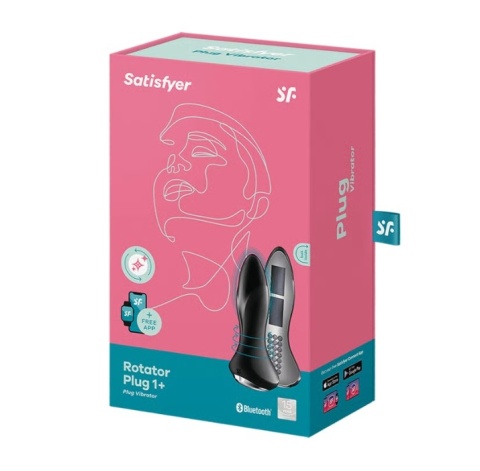 Satisfyer Rotator Plug 1 App wibrujący korek analny