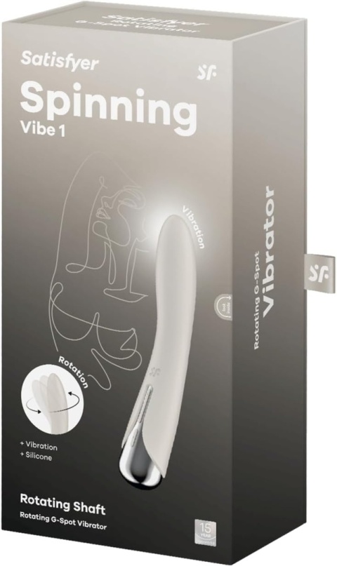 Satisfyer Spinning Vibe 1 obrotowy wibrator punktu G beige