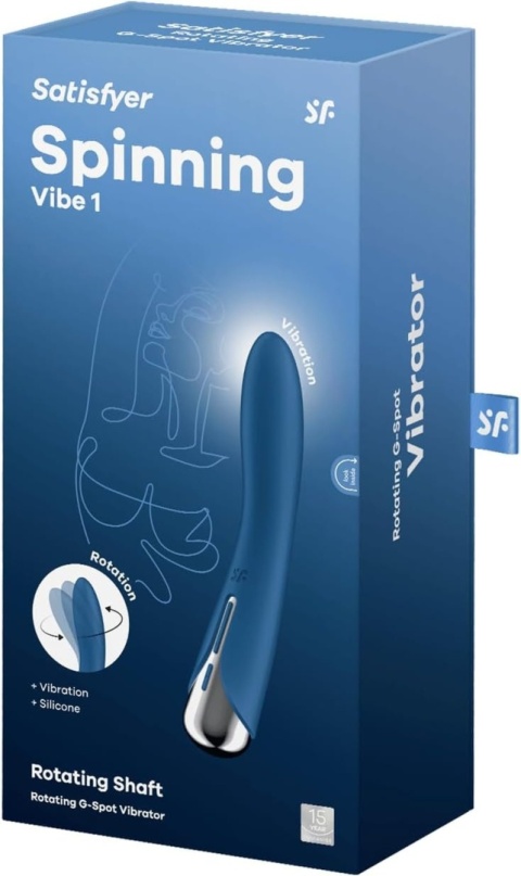 Satisfyer Spinning Vibe 1 obrotowy wibrator punktu G blue