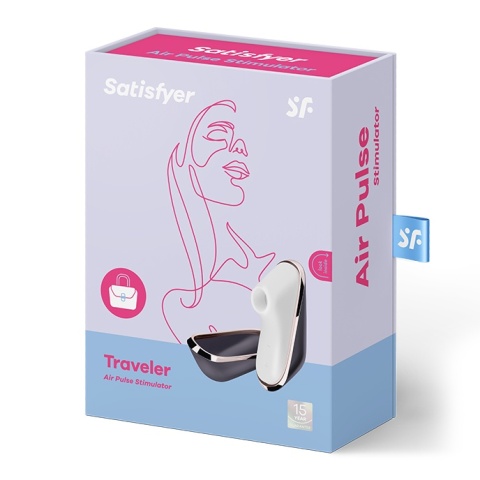 Satisfyer Traveler stymulator bezdotykowy masażer łechtaczki powietrzny