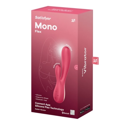 Wibrator króliczek SATISFYER Mono Flex czerwony
