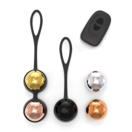 Kulki Kegla zestaw progresywny z wibracjami Marc Dorcel Training Balls
