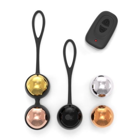 Kulki Kegla zestaw progresywny z wibracjami Marc Dorcel Training Balls