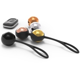 Kulki Kegla zestaw progresywny z wibracjami Marc Dorcel Training Balls
