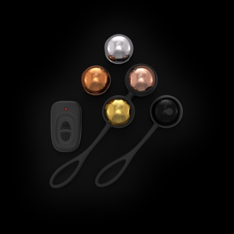 Kulki Kegla zestaw progresywny z wibracjami Marc Dorcel Training Balls