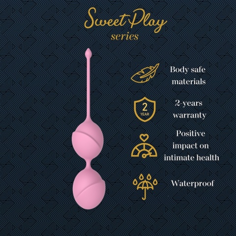 Kulki Kegla do treningu mięśni dna miednicy Erospace Sweet Play A11