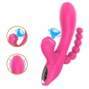 Wibrator 3w1 z funkcją ssania i potrójną stymulacją Erospace Sweet Play A3
