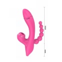 Wibrator 3w1 z funkcją ssania i potrójną stymulacją Erospace Sweet Play A3
