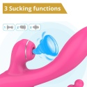 Wibrator 3w1 z funkcją ssania i potrójną stymulacją Erospace Sweet Play A3